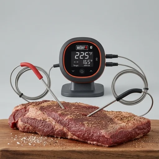 Weber Smoker Thermometer (iGrill-Compatible Dual Probe)